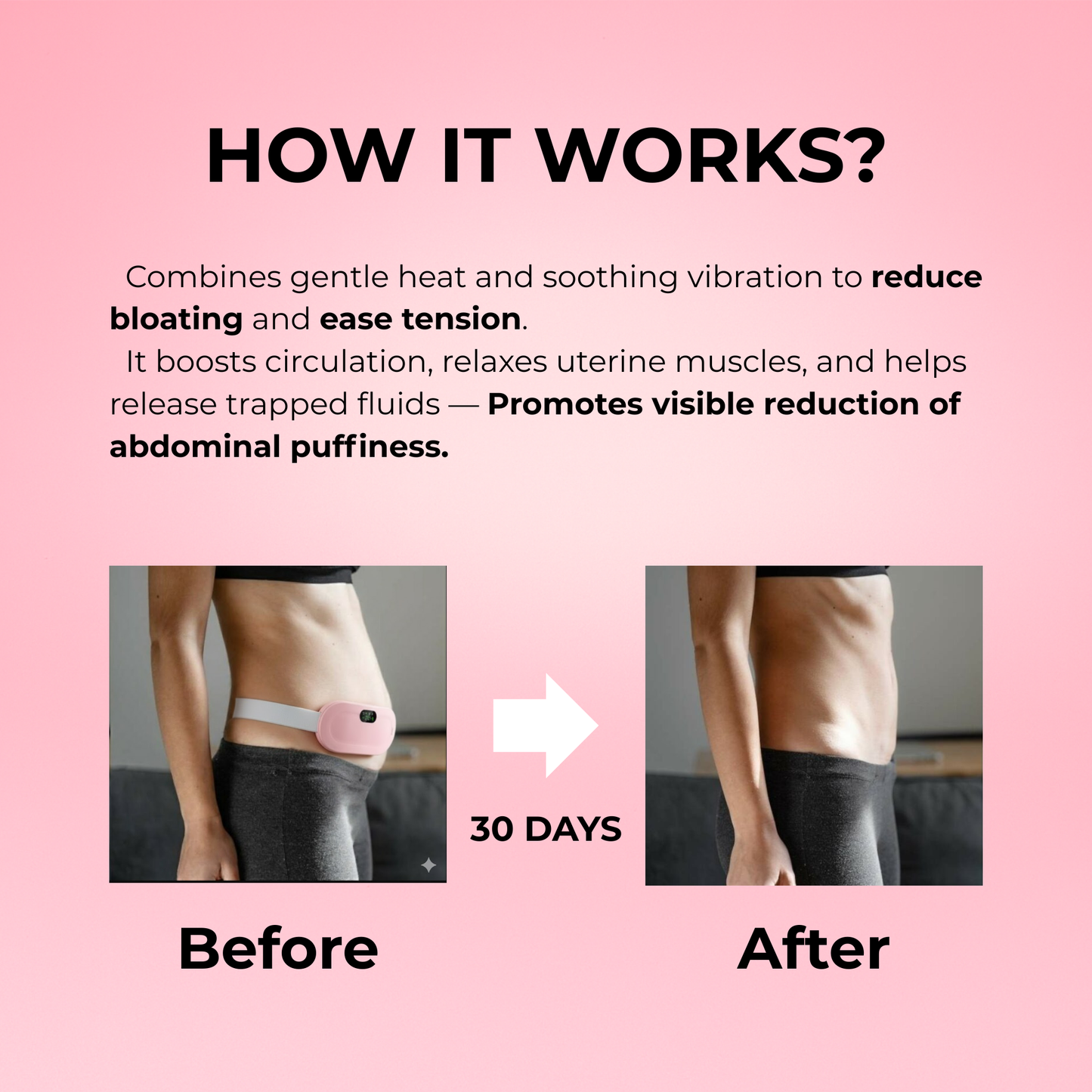 BloatEase – Reduce Bloating With Gentle Electrostimulation.
