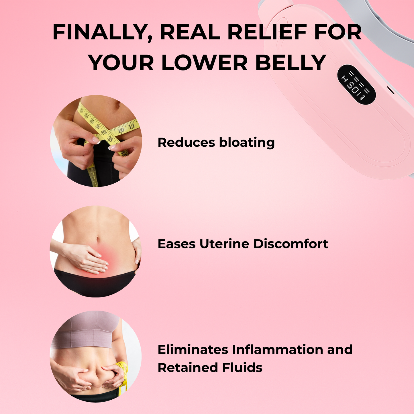 BloatEase – Reduce Bloating With Gentle Electrostimulation.